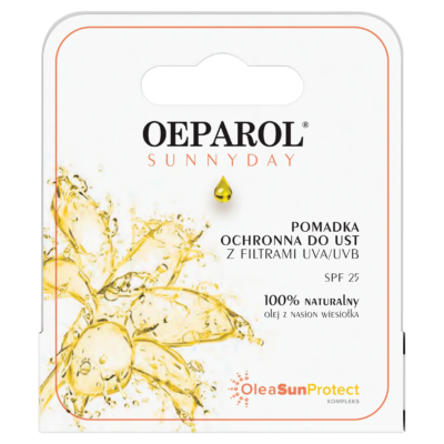 Oeparol Sunnyday Pomadka Ochronna Do Ust SPF25 Nawilżająca 1 Sztuka