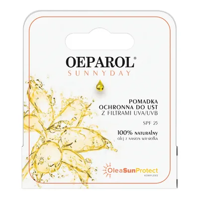 Oeparol Sunnyday Pomadka Ochronna Do Ust SPF25 Nawilżająca 1 Sztuka