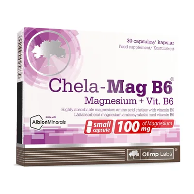 OLIMP Chela-mag B6 Magnez Z Witaminą B6 Układ Nerwowy 30 kapsułek