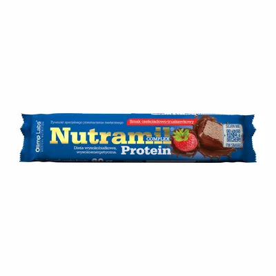 Olimp Nutramil Protein Baton Czekoladowo Truskawkowy 60g
