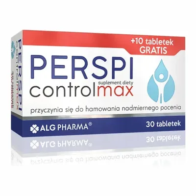 Perspicontrol Max Nadmierna Potliwość ALG Pharma 40 Tabletek