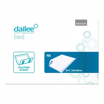 Podkład Chłonny Samoprzylepny Dailee Bed Premium Fix 60x90cm 30 Sztuk