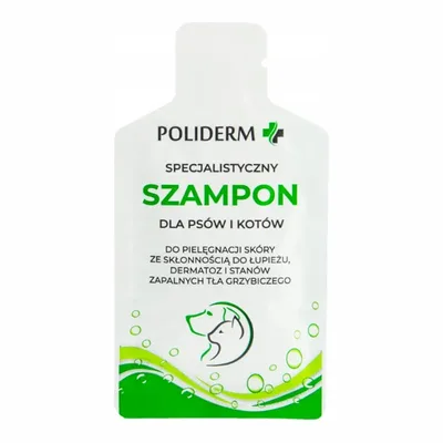 Poliderm Specjalistyczny Szampon Dla Psa I Kota Saszetka 15ml