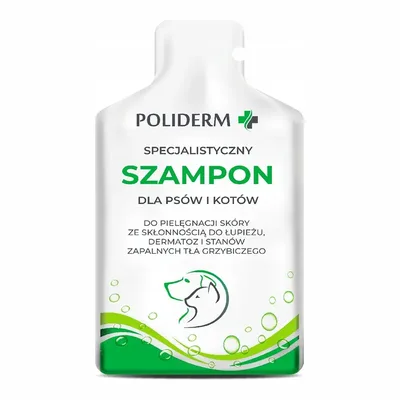 Poliderm Specjalistyczny Szampon Dla Psa I Kota Saszetka 15ml
