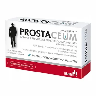 Prostaceum Wspomaga Prawidłowe Funcjonowanie Prostaty 30 Tabletek