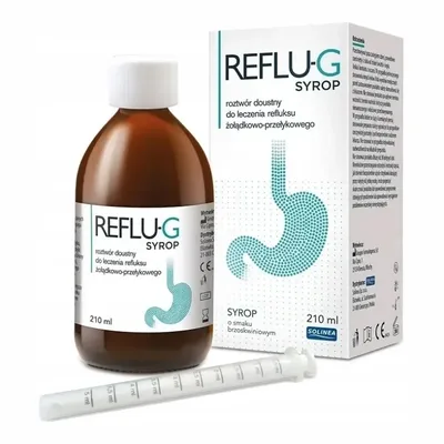 Reflu-G Syrop Refluks Żołądkowo Przełykowy 210ml