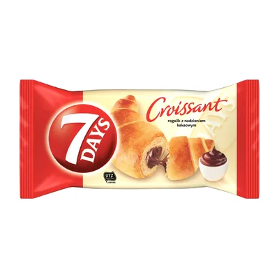 Rogalik 7DAYS Z Nadzieniem Kakaowym 60 g