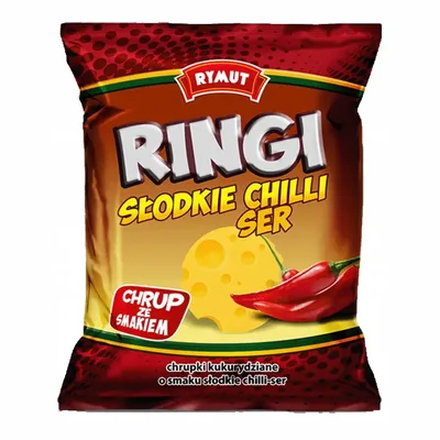 Rymut Chrupki Ringi Słodkie Chilli Ser 20g