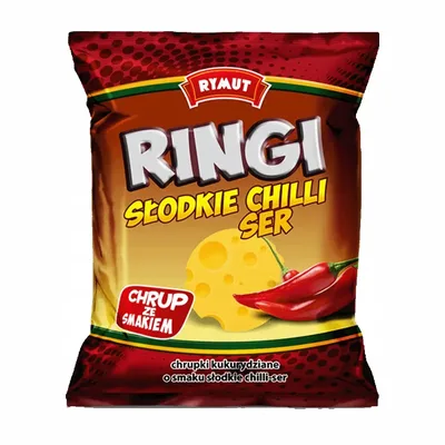 Rymut Chrupki Ringi Słodkie Chilli Ser 20g