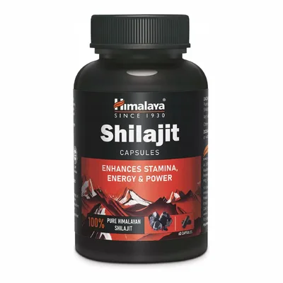 Shilajit Himalaya Mumio Z Himalajów Energia Wytrzymałość 60 Kapsułek