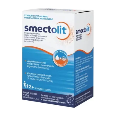 Smectolit Proszek Elektrolity Odwodnienie Biegunka 10 Saszetek
