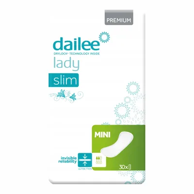 Specjalistyczne Wkładki Urologiczne Damskie Dailee Lady Slim Mini 30 Sztuk