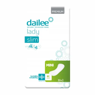 Specjalistyczne Wkładki Urologiczne Damskie Dailee Lady Slim Mini 30 Sztuk