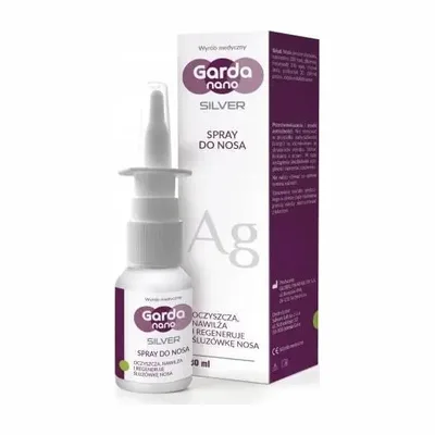Spray Do Nosa Garda Nano Silver Z NanosrebremI Nanomiedzią 30ml