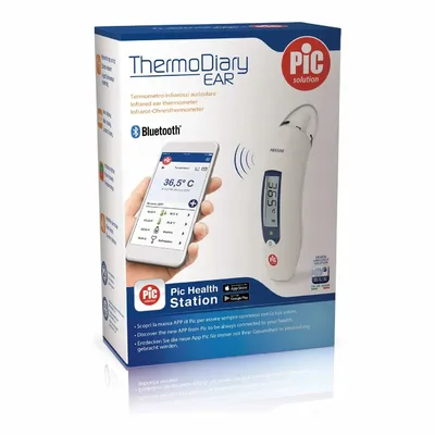 Termometr Elektroniczny Do Ucha PiC Solution PIC ThermoDiary Ear Bluetooth