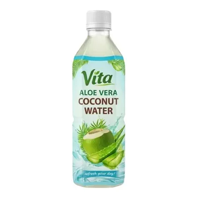 Vita Aloe Napój z Miąższem Aloesu I Wodą Kokosową 500ml