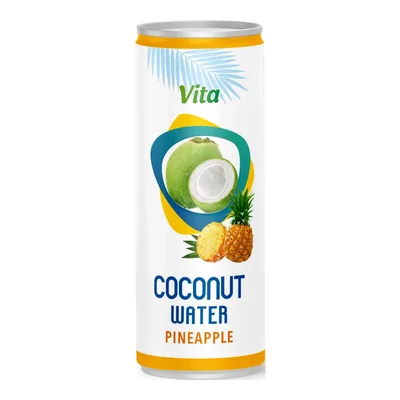 Woda Kokosowa Niegazowana Z Sokiem Z Ananasa Vita 320ml