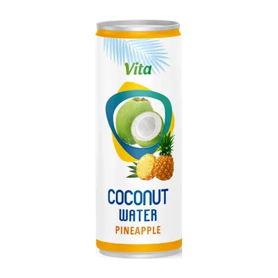 Woda Kokosowa Niegazowana Z Sokiem Z Ananasa Vita 320ml