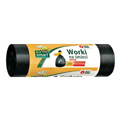 Worki Na Śmieci Super Mocne Super Mocne 60l 10 Sztuk