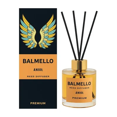 Zapach Do Domu Angel Anioł Premium BALMELLO Dyfuzor Z Patyczkami 120ml