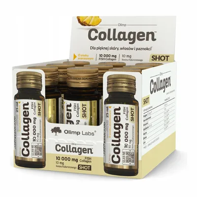 Zestaw Olimp Collagen Ananas Shot Zdrowe Stawy 25ml 9 Sztuk