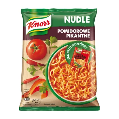 Zupa-Danie Knorr Nudle Pomidorowe Pikantne 63g