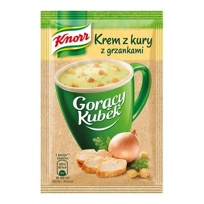 Zupa Knorr Gorący Kubek Krem Z Kury Z Grzankami 16g